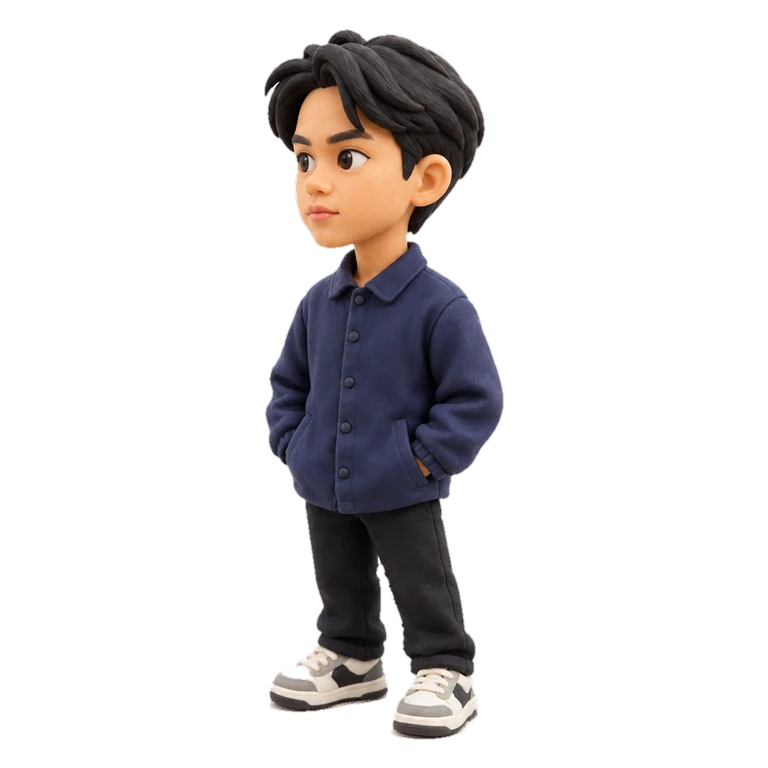 boy icon in Clay style