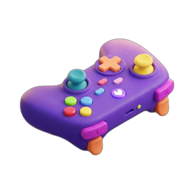 controller icon in Clay style