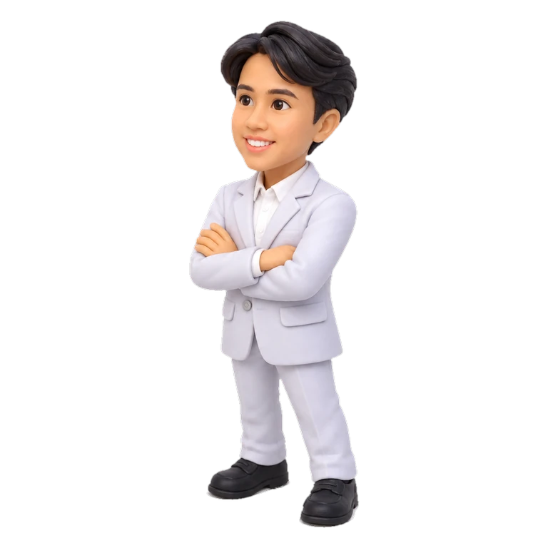 suit icon in Clay style