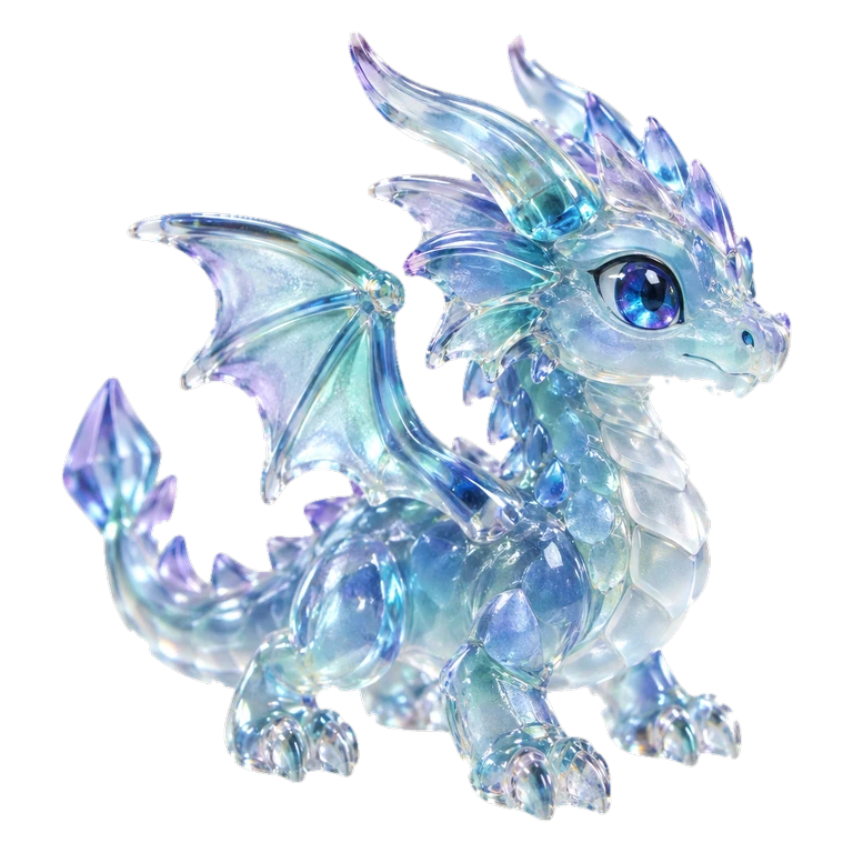 dragon icon in Glass style